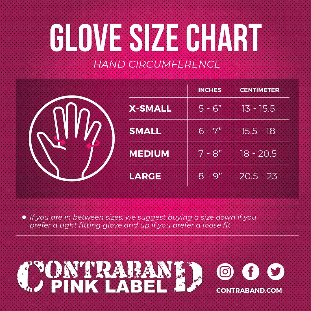 Contraband Pink Label 5237 Womens Sugar Skull Designer Lifting Gloves
