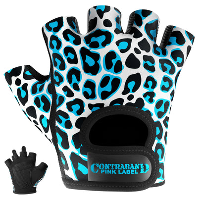 Contraband Pink Label 5297 Womens Leopard Designer Lifting Gloves