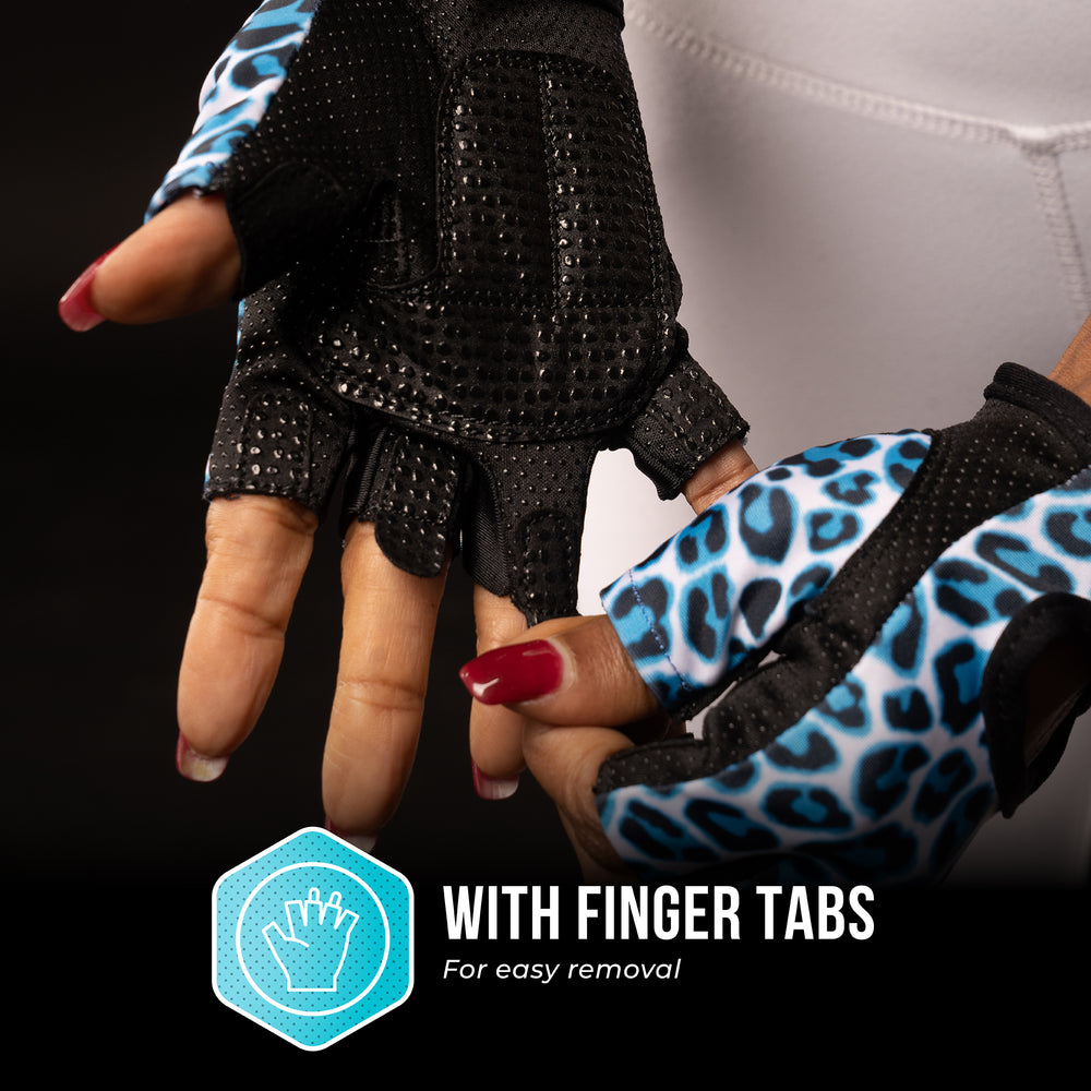 Contraband Pink Label 5297 Womens Leopard Designer Lifting Gloves