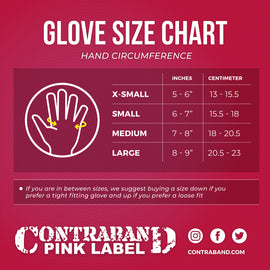 Contraband Pink Label Limited Edition Breast Cancer Hope/Love Print Lifting & Rowing Gloves w/ Grip-Lock™ Padding (Pair)