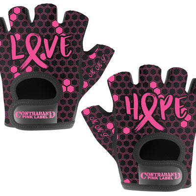 Contraband Pink Label Limited Edition Breast Cancer Awareness Gloves