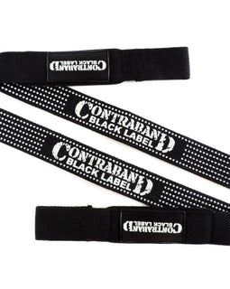 Contraband Black Label 2020 Padded Cotton Lifting Straps w/ Silicone Injection Grip