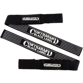 Contraband Black Label 2020 Padded Cotton Lifting Straps w/ Silicone Injection Grip