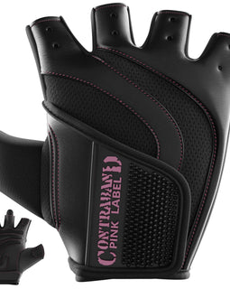 Contraband Pink Label 5437 Womens Extreme Grip Weight Lifting Gloves w/Heavy Rubber Padded Palm