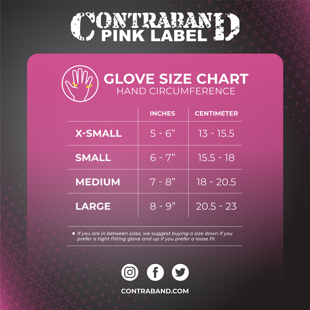 Contraband Pink Label 5437 Womens Extreme Grip Padded Lifting Gloves