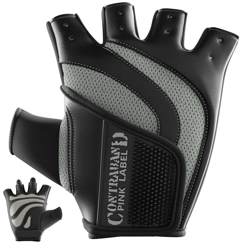 Contraband Pink Label 5437 Womens Extreme Grip Padded Lifting Gloves