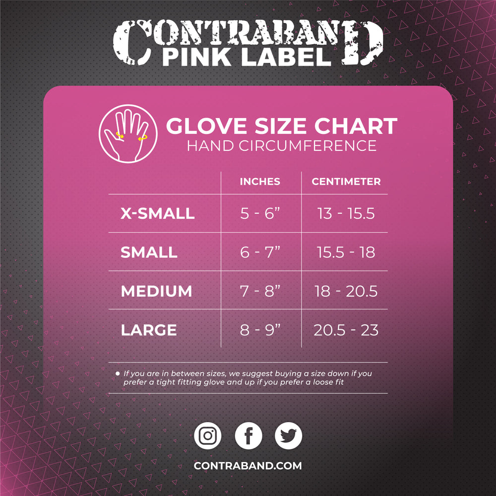 Contraband Pink Label 5437 Womens Extreme Grip Padded Lifting Gloves