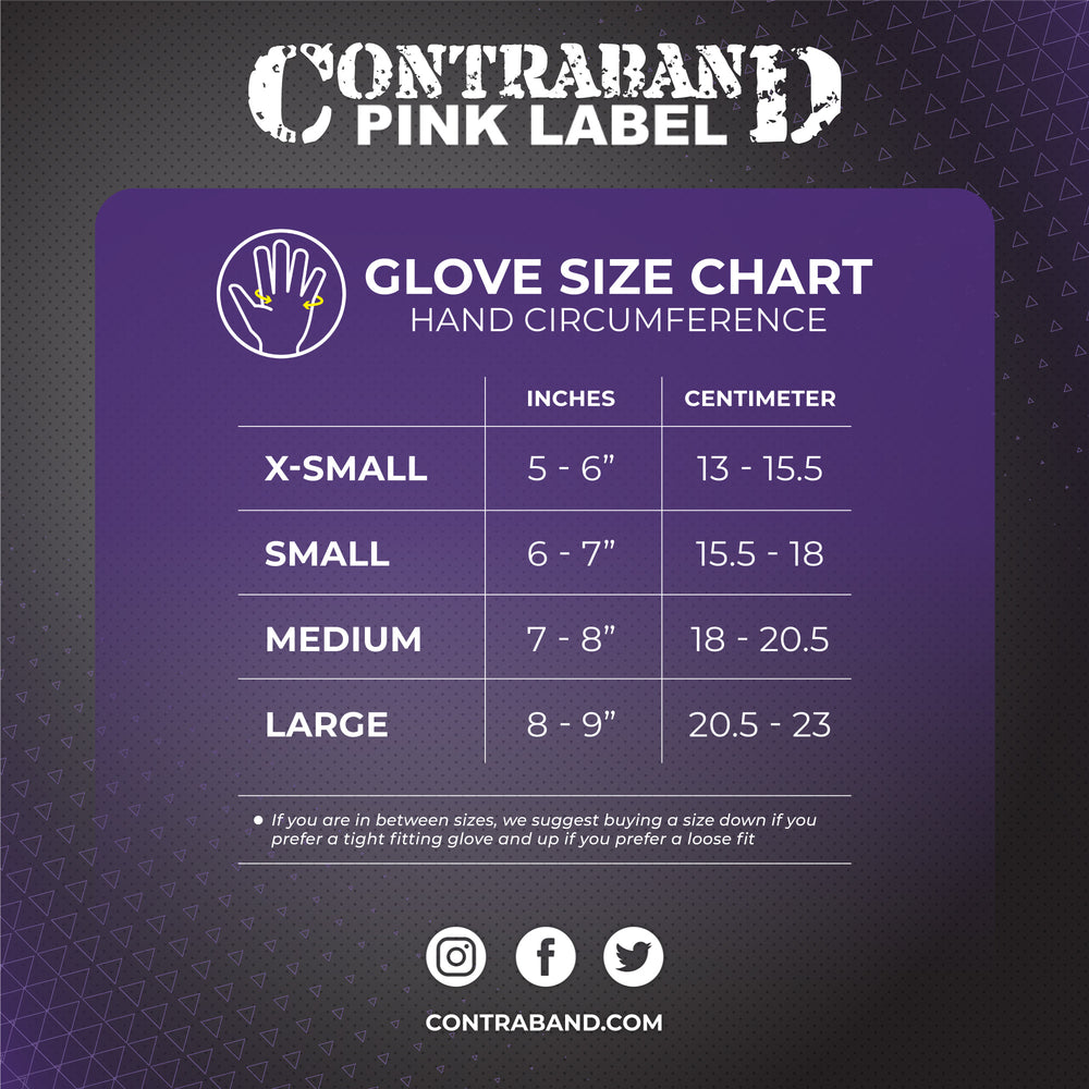Contraband Pink Label 5437 Womens Extreme Grip Padded Lifting Gloves