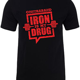 Contraband Sports 10109 Iron is My Drug Mens/Unisex T-Shirt