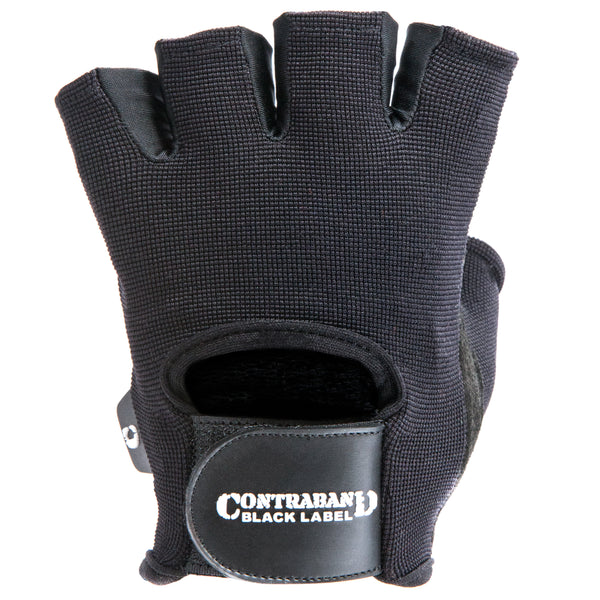Basic lifting gloves, back, Black