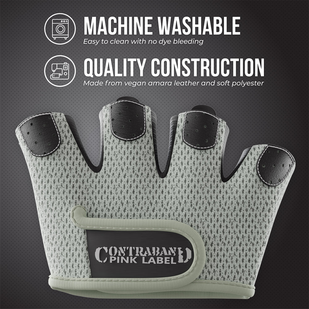 Contraband Pink Label 5537 Womens Micro Lifting Gloves with Grip-Lock