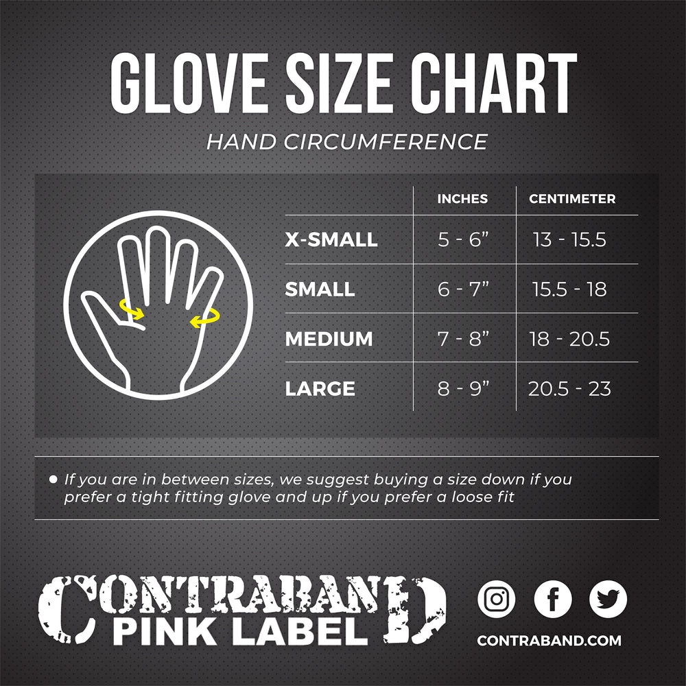 Contraband Pink Label 5537 Womens Micro Lifting Gloves with Grip-Lock