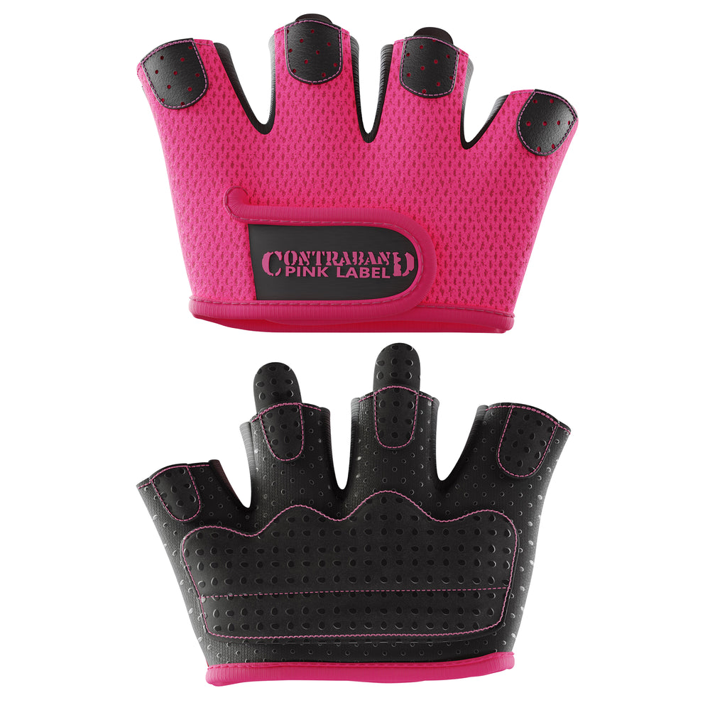 Contraband Pink Label 5537 Womens Micro Lifting Gloves with Grip-Lock