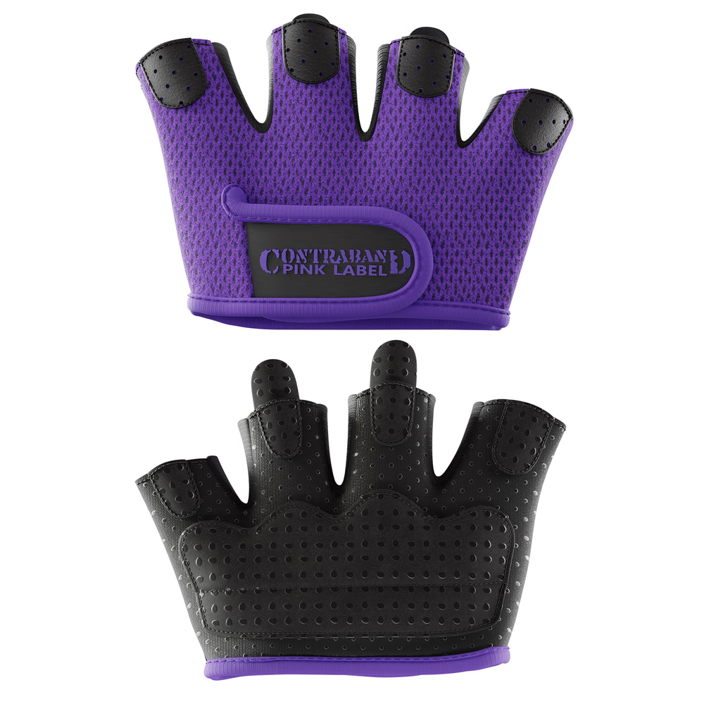 Contraband Pink Label 5537 Womens Micro Lifting Gloves with Grip-Lock
