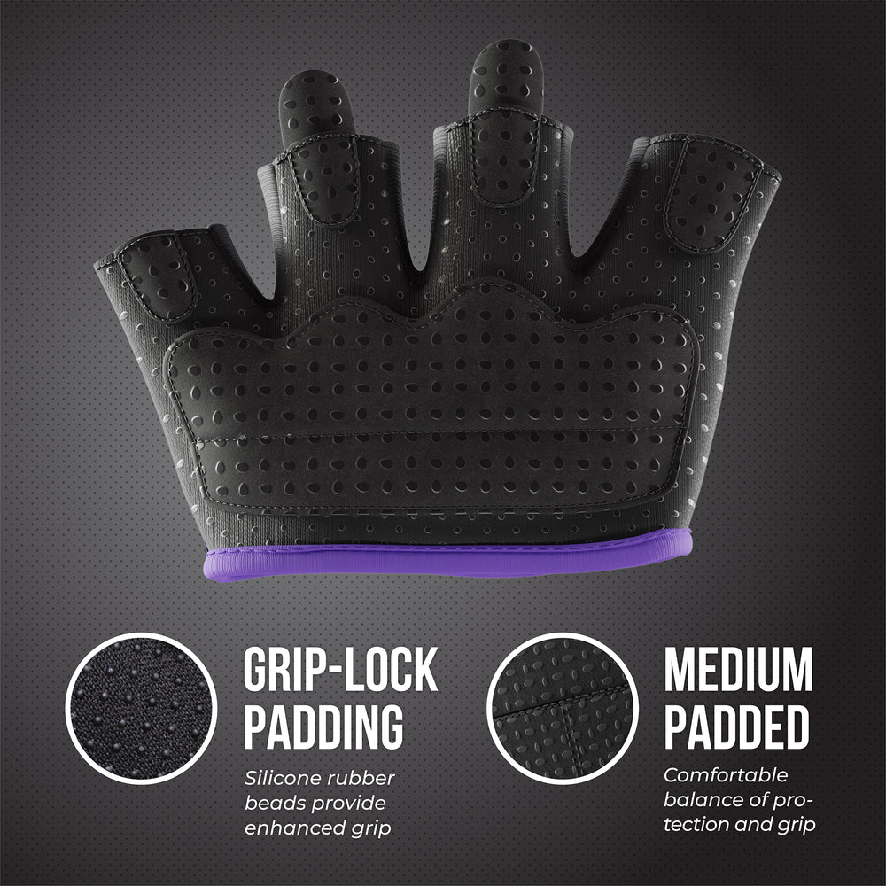 Contraband Pink Label 5537 Womens Micro Lifting Gloves with Grip-Lock