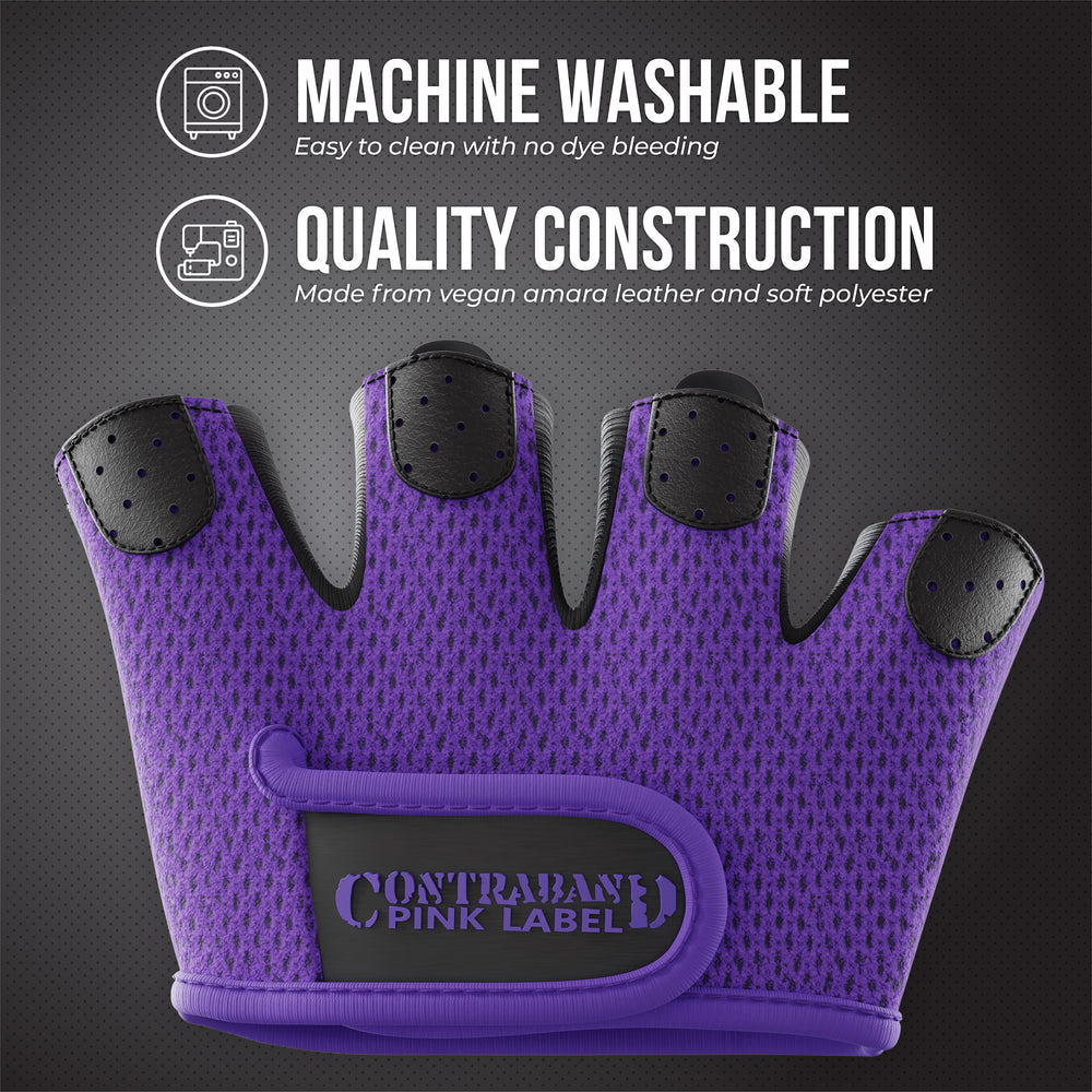 Contraband Pink Label 5537 Womens Micro Lifting Gloves with Grip-Lock
