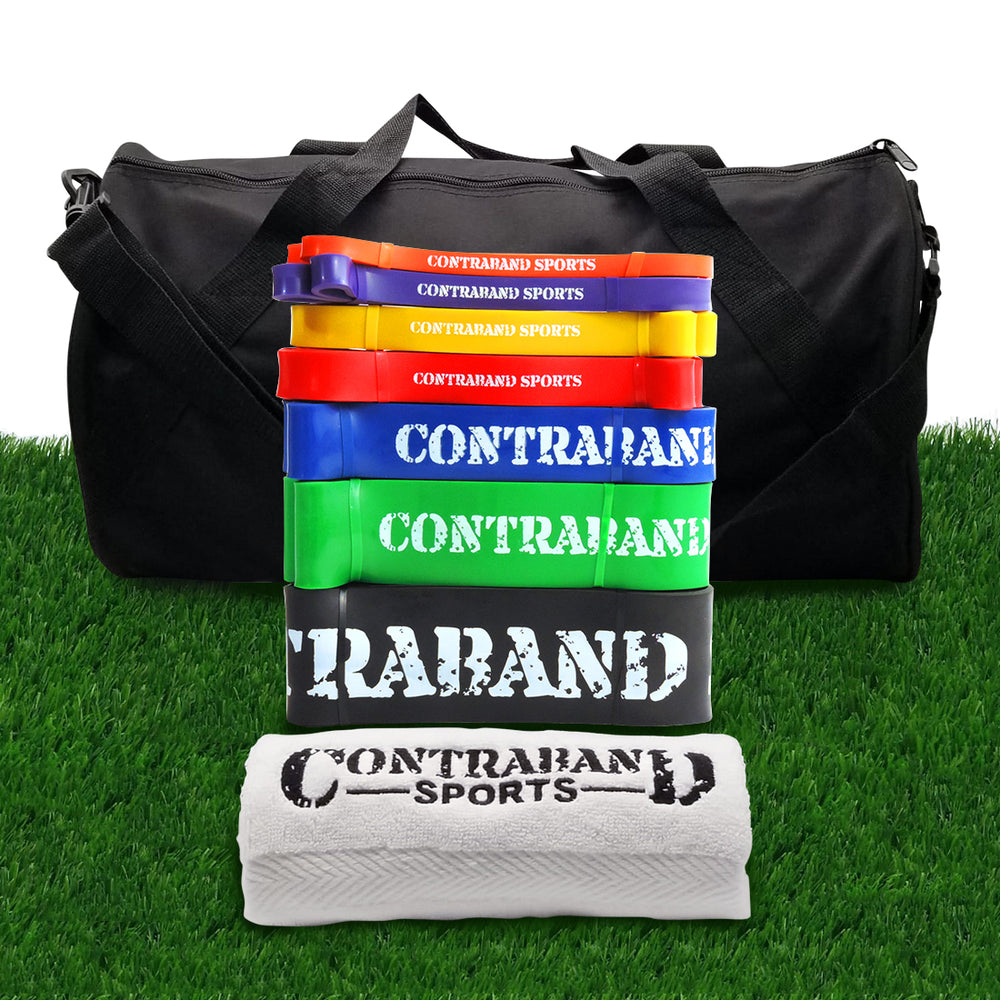 Contraband Sports 7419 Resistance Band Sets w/ Extra Bonus Items