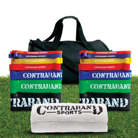 Contraband Sports 7419 Resistance Band Sets w/ Extra Bonus Items