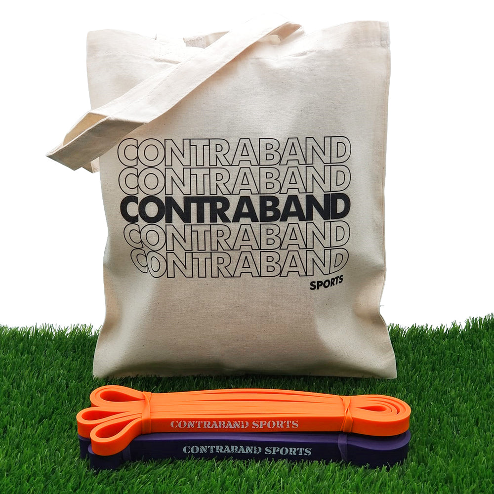 Contraband Sports 7419 Resistance Band Sets w/ Extra Bonus Items