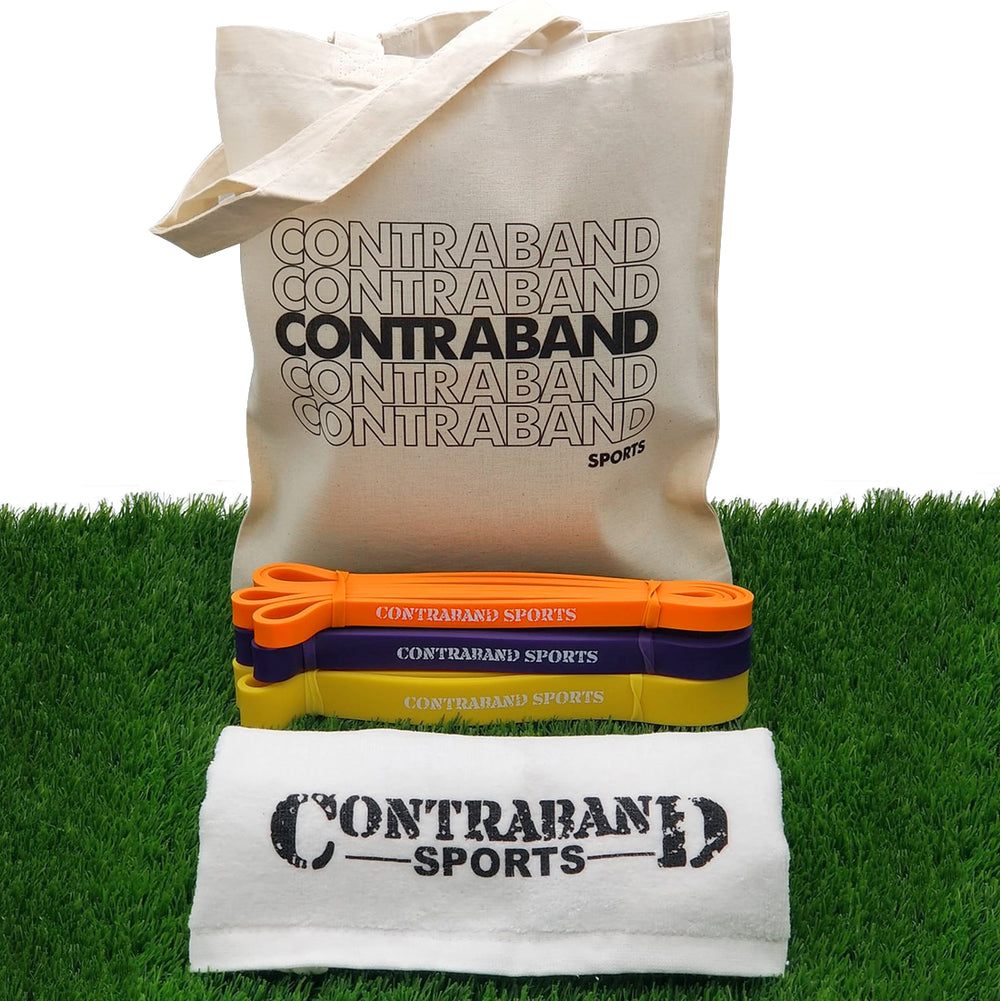 Contraband Sports 7419 Resistance Band Sets w/ Extra Bonus Items