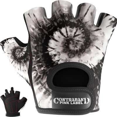Contraband Pink Label 5347 Womens Tie Dye Designer Lifting Gloves