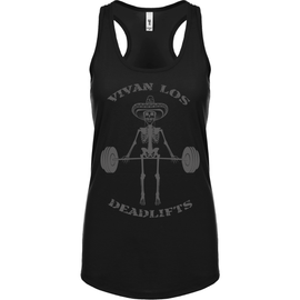 Contraband Sports 10089 Vivan Los Deadlifts Ed Gatti Series Womens Racerback Tank Top