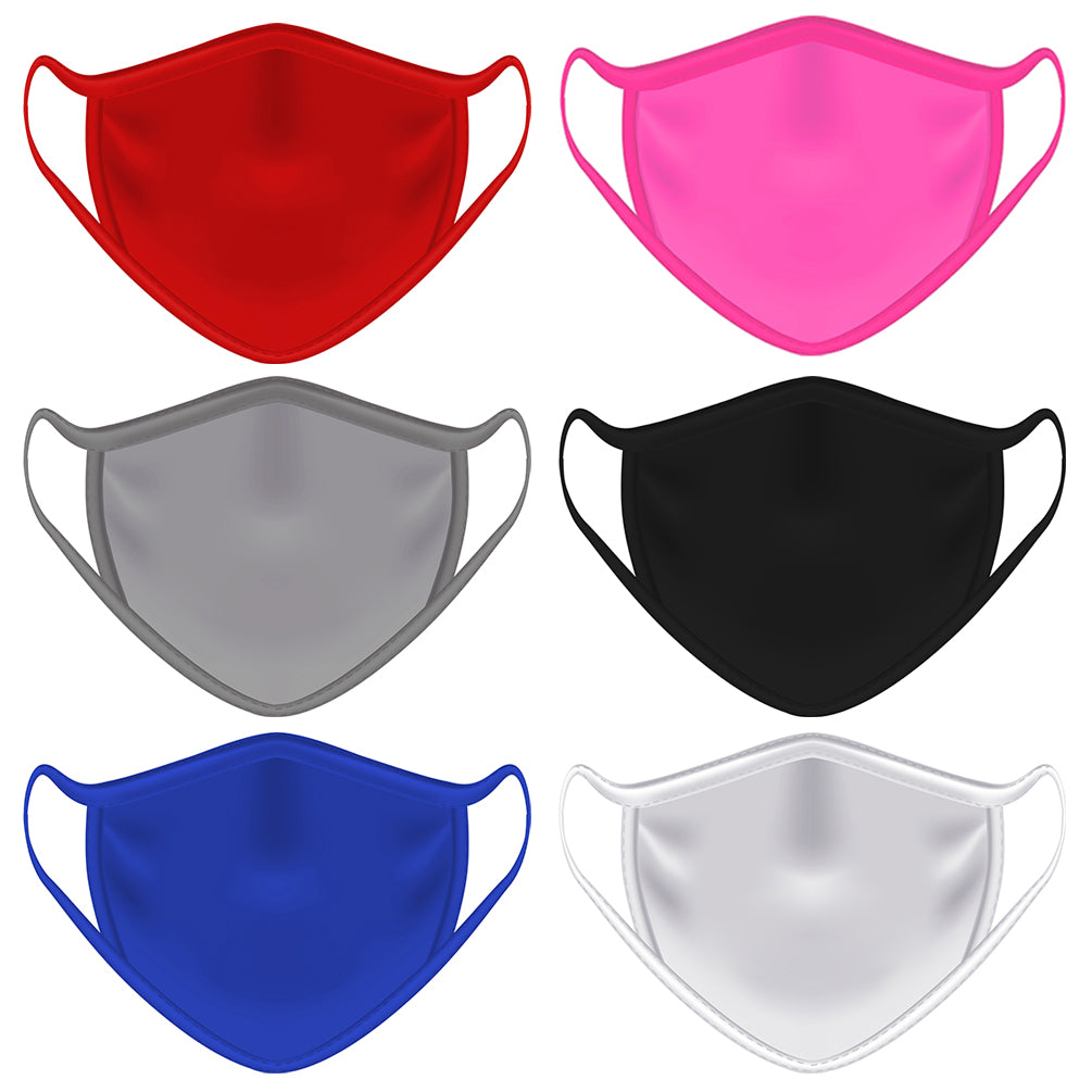 Contraband Sports 13019 Sport Face Cover/Sport Mask - Nylon/Spandex Washable & Breathable - 6 Colors - (Sold AS A Set)