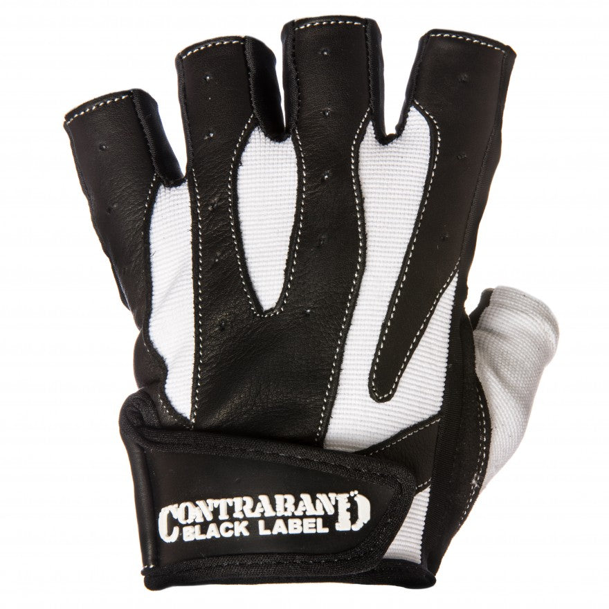 Contraband Black Label 5450 Heavy Duty Double Layer Gel Padded Leather Weight Lifting Gloves (Pair) - Heavy Padded Gym Gloves - Durable Split