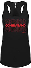 Contraband Sports 10299 Classic Bag Design Womens Racerback Tank Top